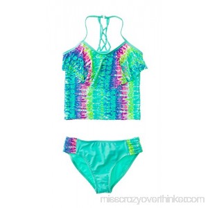 Angel Beach Girls 2-pc Macrame Flounce Tankini Swim Set Multi B074GPLP5Z